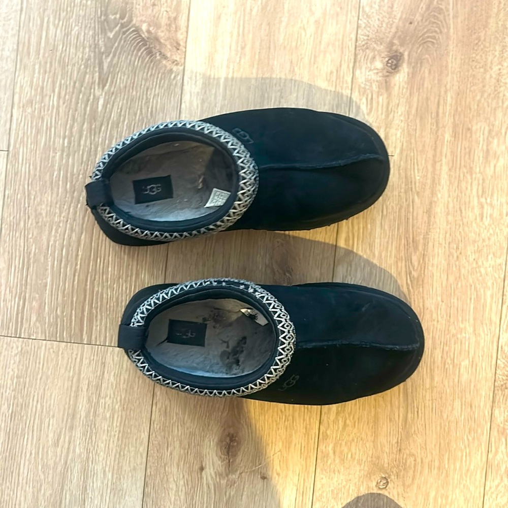 Ugg Tasman Platform Slippers Black